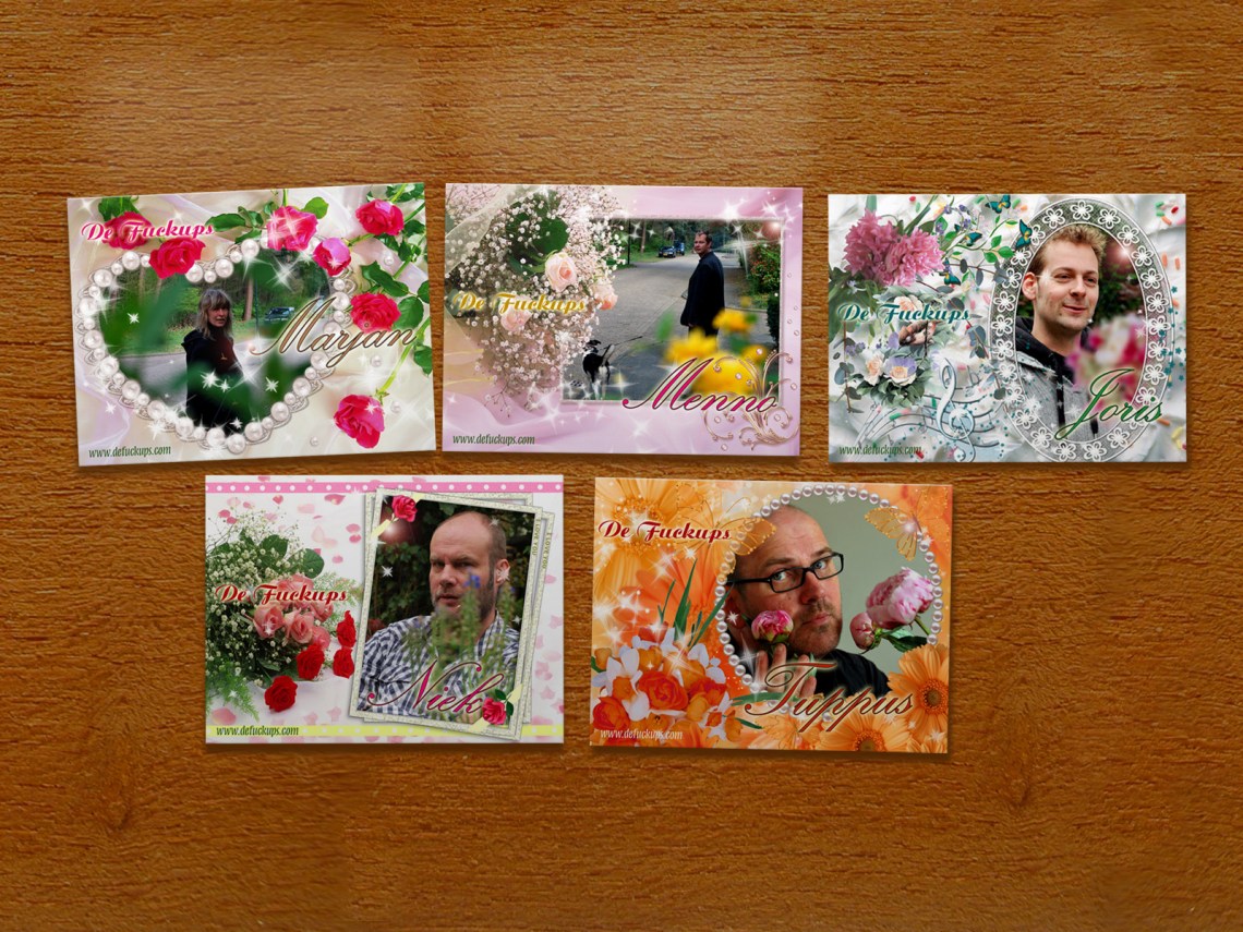 kaartentafel de fuckups gratis kaartenset "Romance"