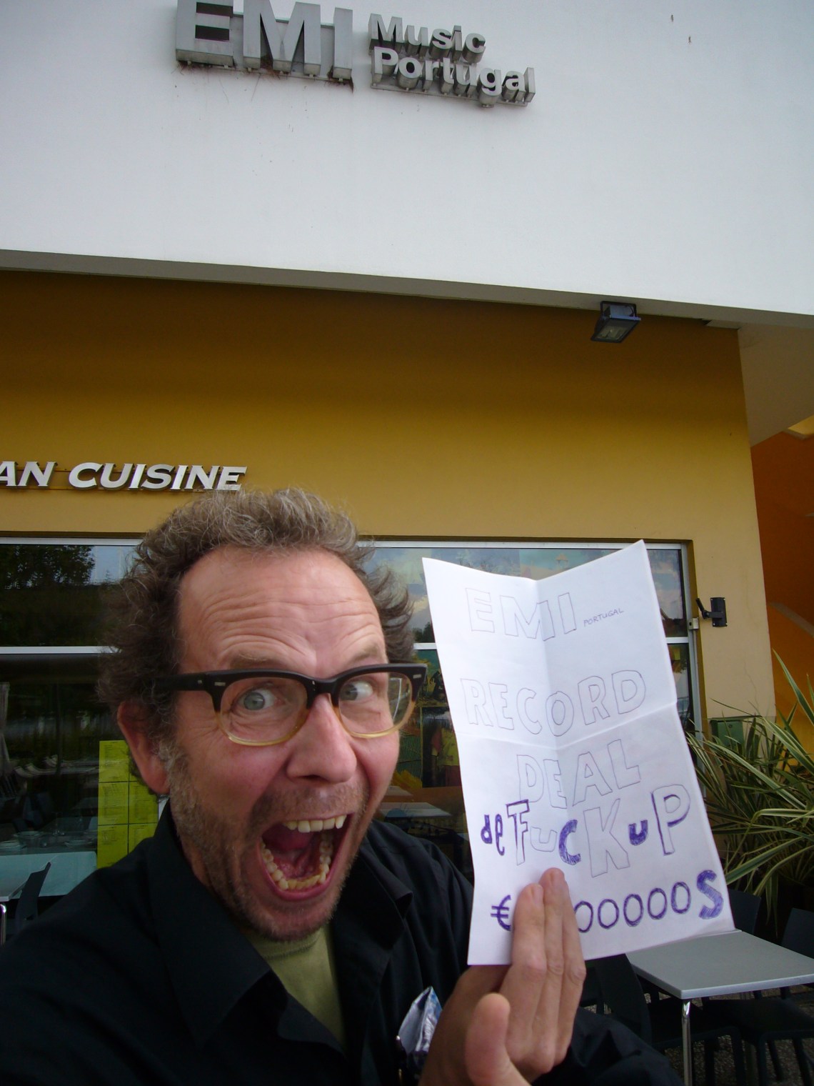 Temos um contrato de gravação!!