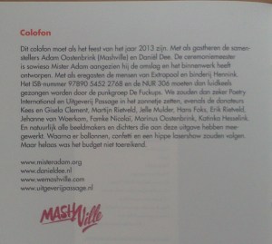 poetry international colofon